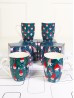 Holiday Print Mug Set (4pcs)